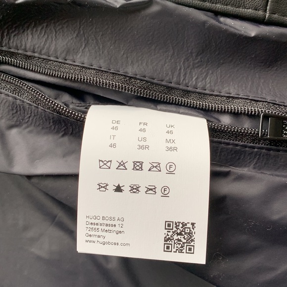 BOSS Nokuri Lambskin Leather Biker Jacket - Picture 14 of 16